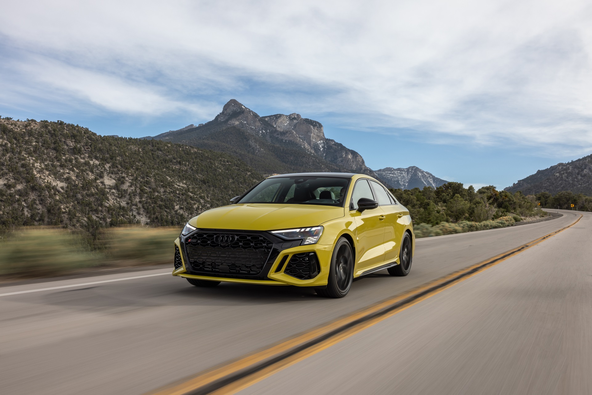 Download 2022 Audi RS3 Sedan - US version - Front Three-Quarter HD Wallpaper 1921x1281 #49