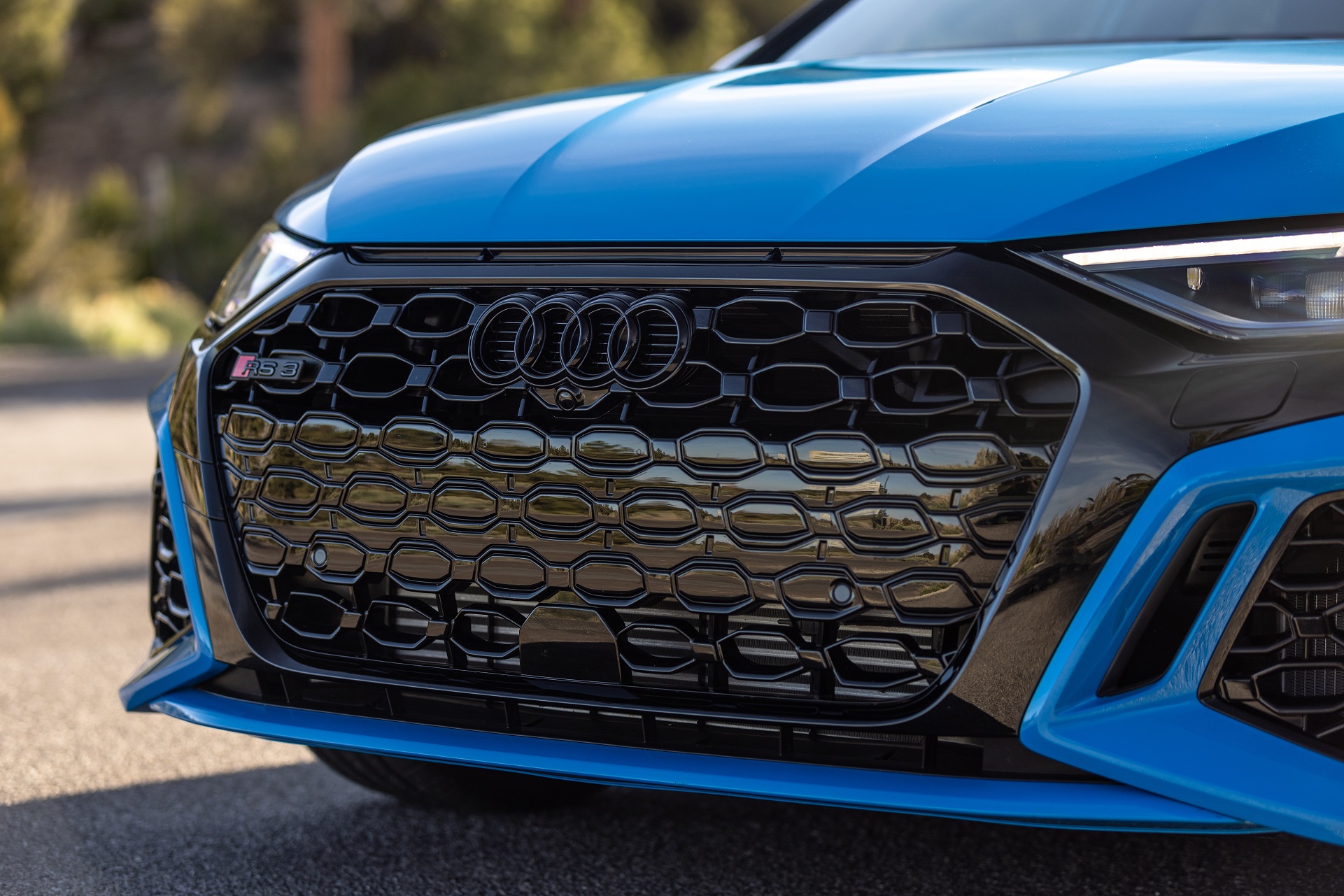 Download 2022 Audi RS3 Sedan - US version - Grille HD Wallpaper 1921x1281 #12