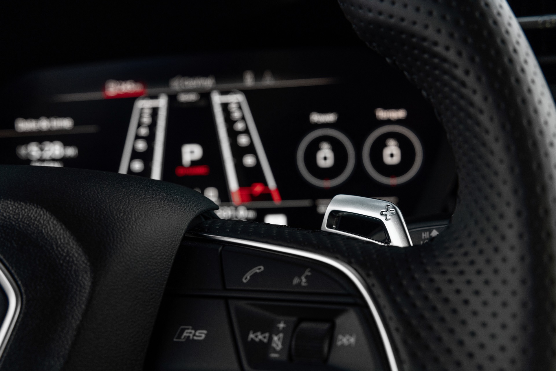 Download 2022 Audi RS3 Sedan - US version - Interior, Steering Wheel HD Wallpaper 1921x1281 #19