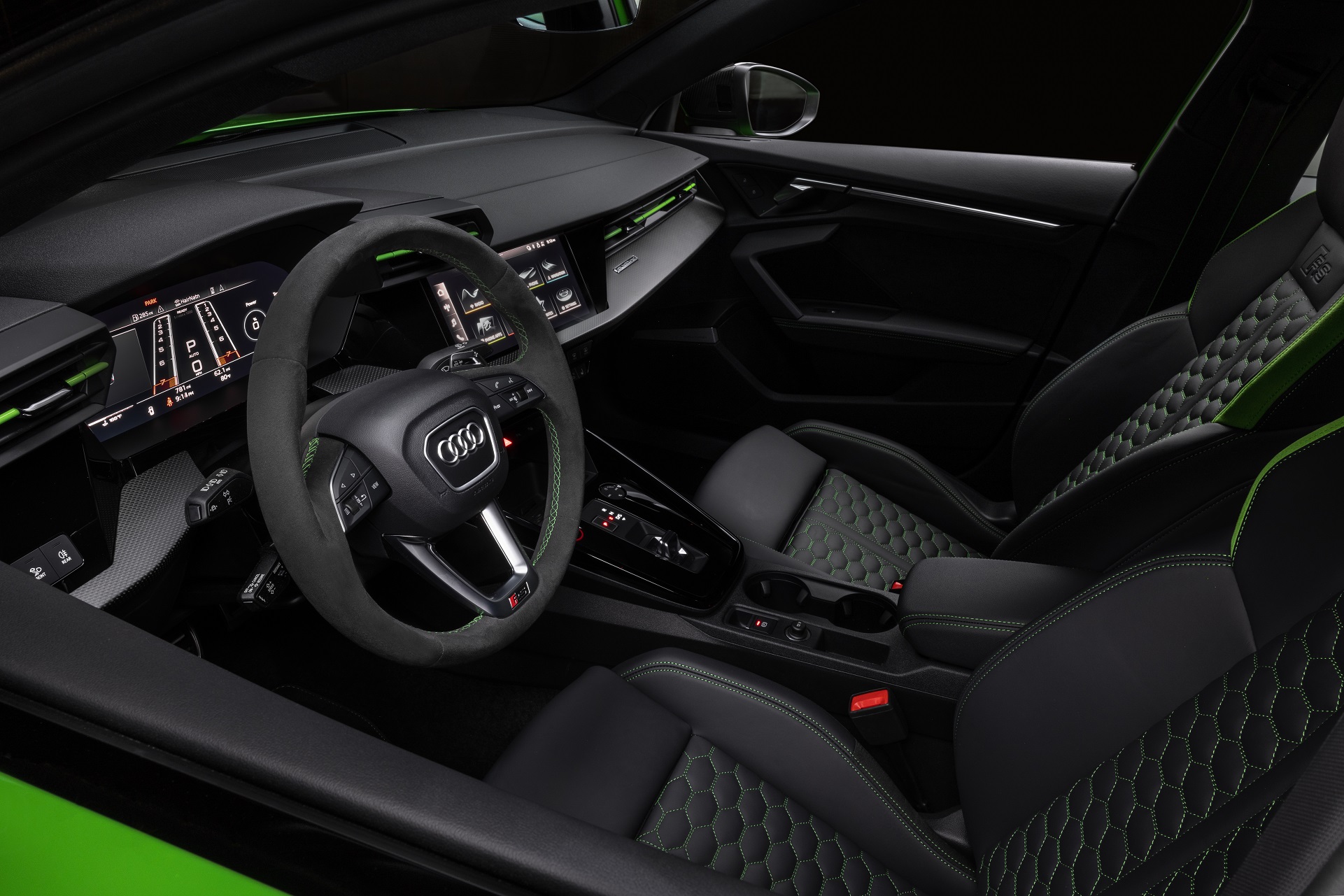 Download 2022 Audi RS3 Sedan - US version - Interior HD Wallpaper 1921x1281 #41