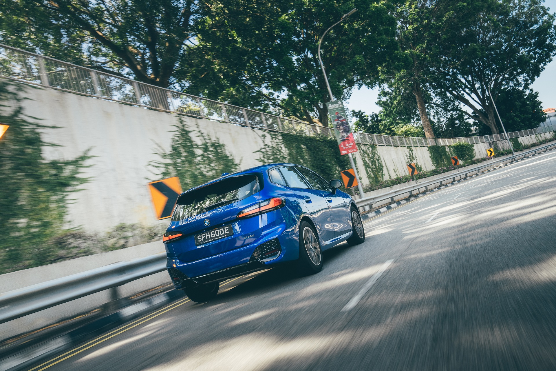 Download 2022 BMW 218i Active Tourer M Sport Launch Edition - Rear HD Wallpaper 1920x1280 #6