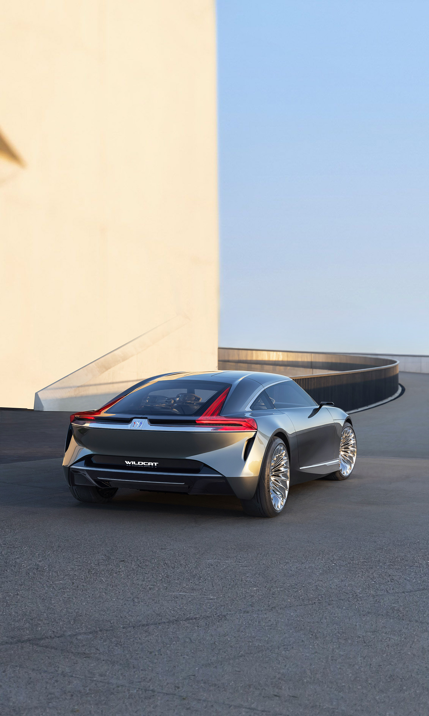 Download 2022 Buick Wildcat EV Concept - Rear Three-Quarter HD Phone Wallpaper 1440x2400 #7