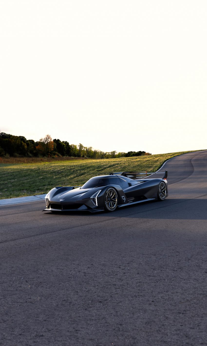 2023 Cadillac Project GTP Hypercar - Front Three-Quarter Phone Wallpaper 850x1417 #2