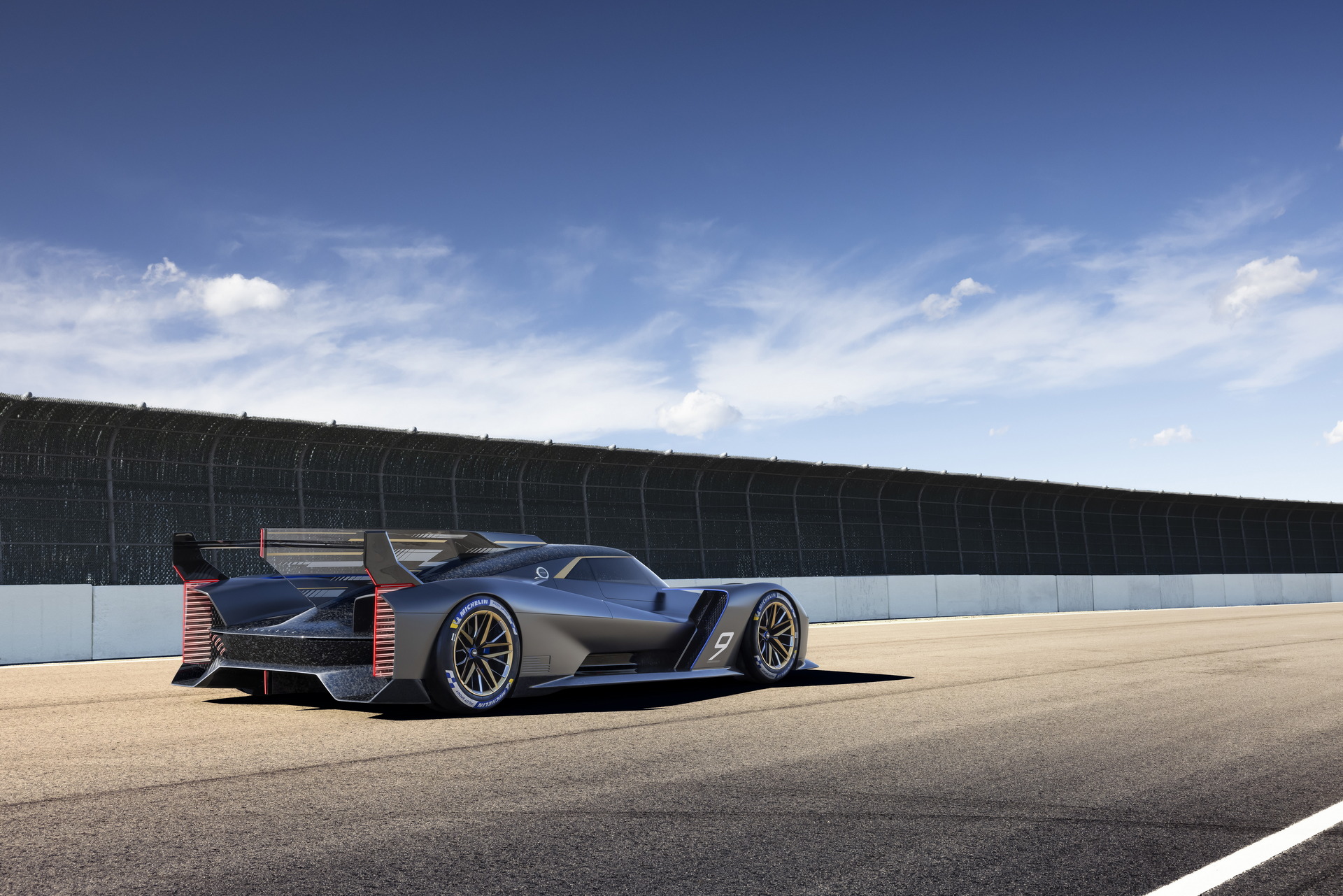 Download 2023 Cadillac Project GTP Hypercar - Rear Three-Quarter HD Wallpaper 1920x1281 #6