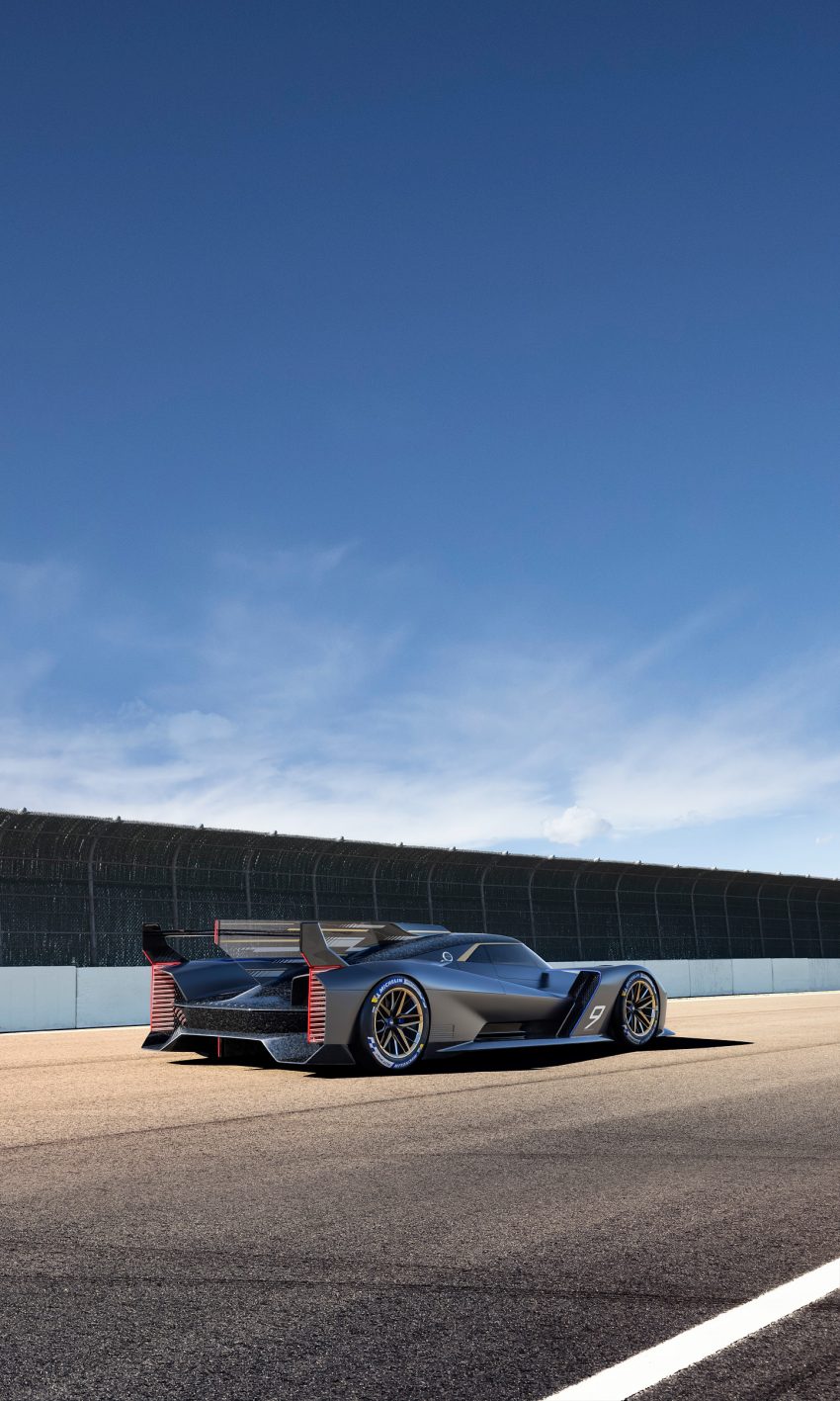 2023 Cadillac Project GTP Hypercar - Rear Three-Quarter Phone Wallpaper 850x1417 #7