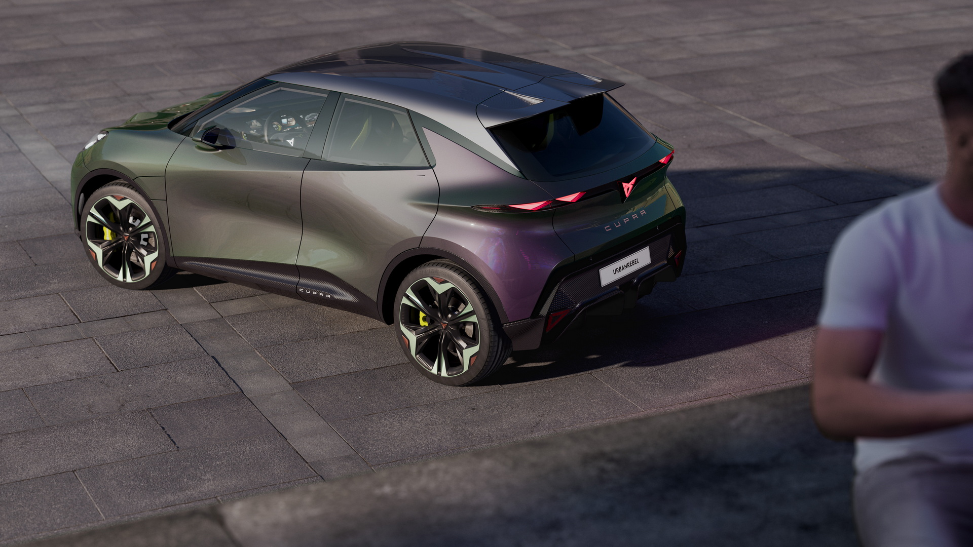 Download 2022 Cupra UrbanRebel Concept - Rear Three-Quarter HD Wallpaper 1920x1080 #3