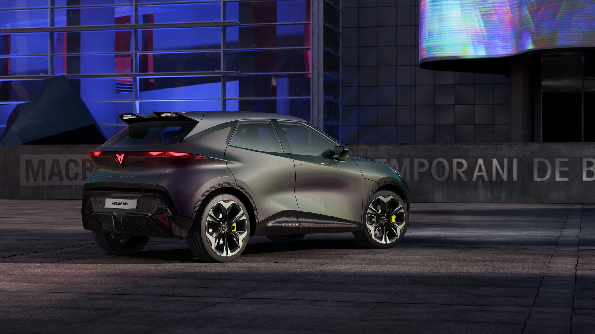 Download 2022 Cupra UrbanRebel Concept - Rear Three-Quarter HD Wallpaper 1920x1080 #4