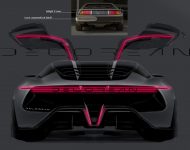 2022 DeLorean Alpha 5 Concept - Design Sketch Wallpaper 190x150