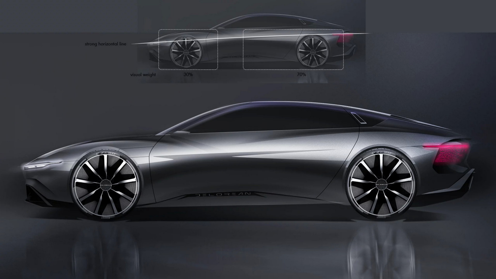 Download 2022 DeLorean Alpha 5 Concept - Design Sketch HD Wallpaper 1920x1080 #38