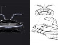 2022 DeLorean Alpha 5 Concept - Design Sketch Wallpaper 190x150