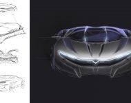2022 DeLorean Alpha 5 Concept - Design Sketch Wallpaper 190x150