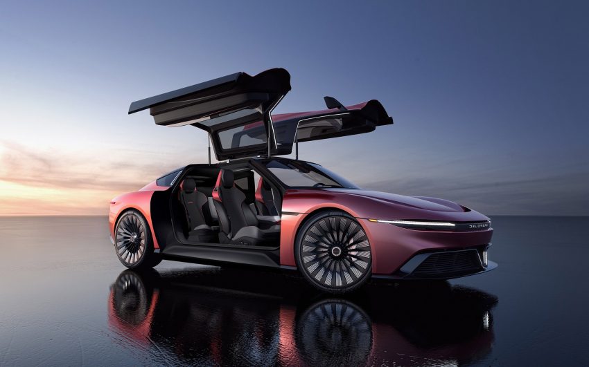 2022 DeLorean Alpha 5 Concept - Front Three-Quarter Wallpaper 850x531 #1