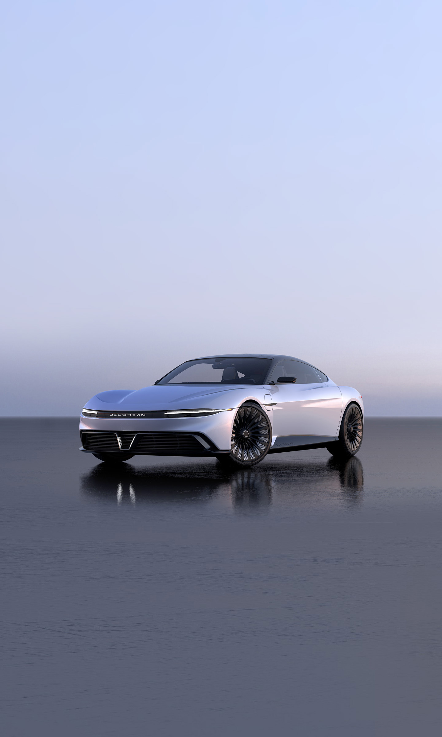 Download 2022 DeLorean Alpha 5 Concept - Front Three-Quarter HD Phone Wallpaper 1440x2400 #14