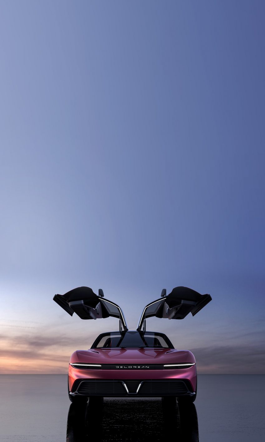 2022 DeLorean Alpha 5 Concept - Front Phone Wallpaper 850x1417 #6