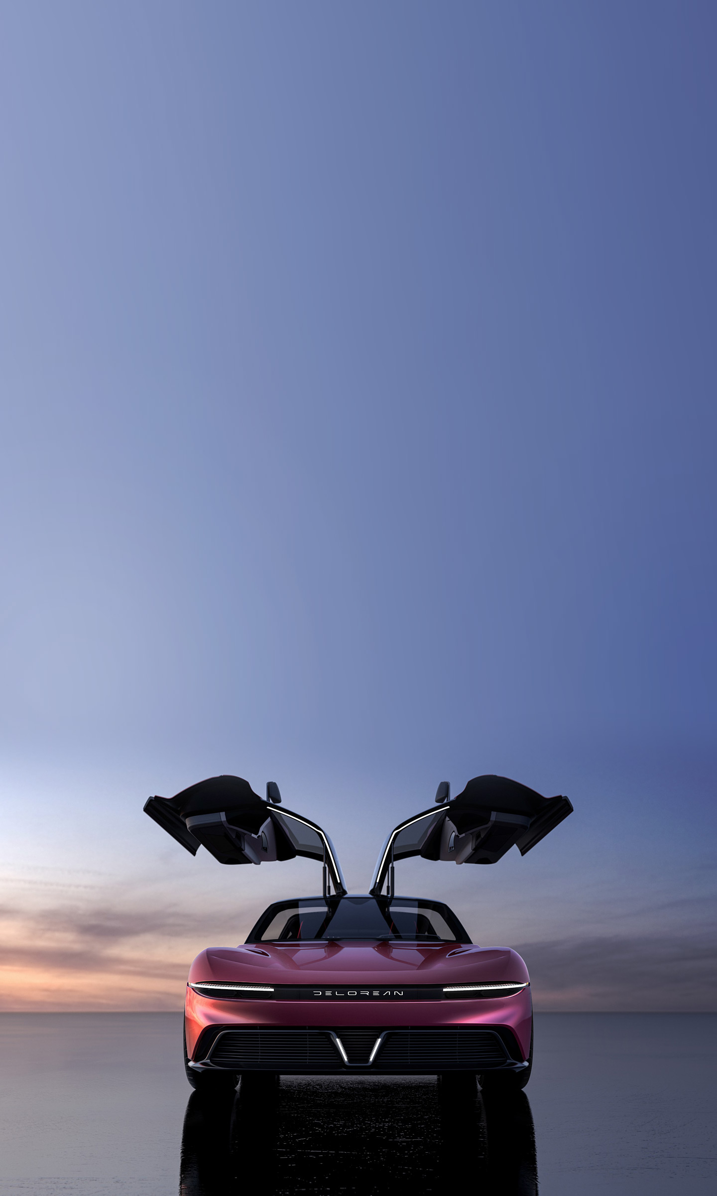 Download 2022 DeLorean Alpha 5 Concept - Front HD Phone Wallpaper 1440x2400 #6