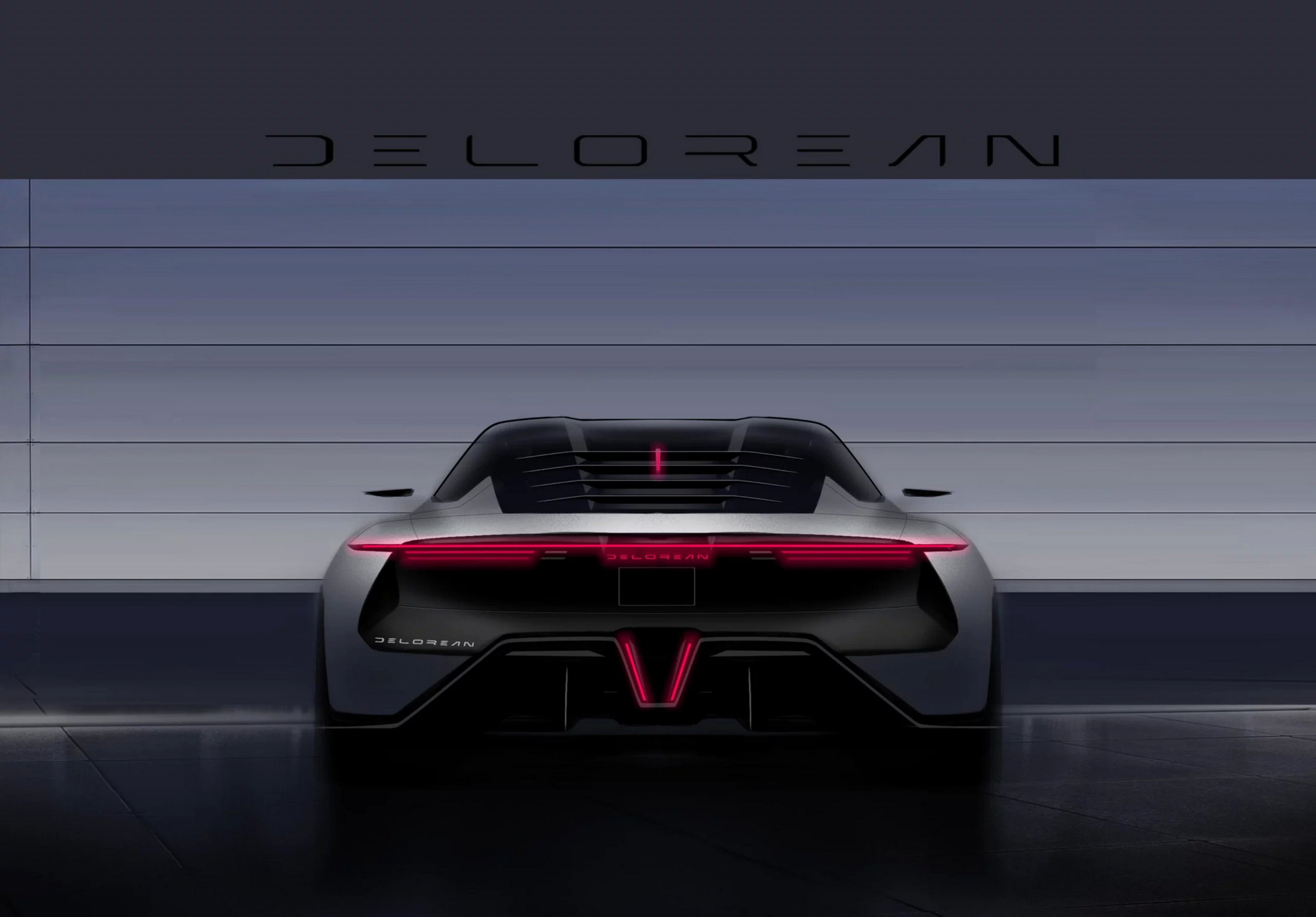 Download 2022 DeLorean Alpha 5 Concept - Rear HD Wallpaper 1920x1338 #34