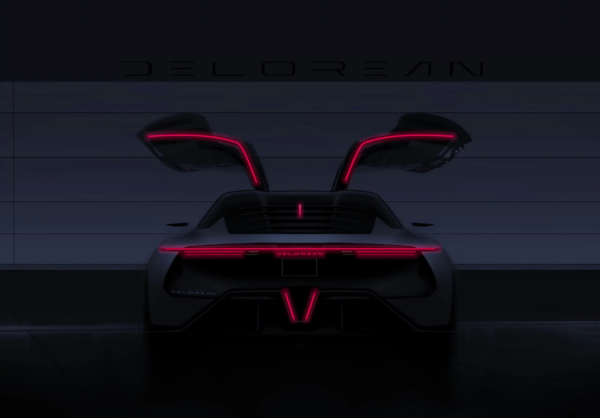 Download 2022 DeLorean Alpha 5 Concept - Rear HD Wallpaper 1920x1338 #36