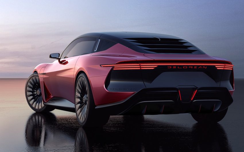2022 DeLorean Alpha 5 Concept - Rear Wallpaper 850x531 #3