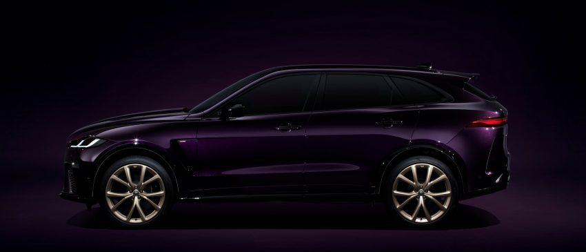 2022 Jaguar F-Pace SVR Edition 1988 - UK version - Side Wallpaper 850x365 #3
