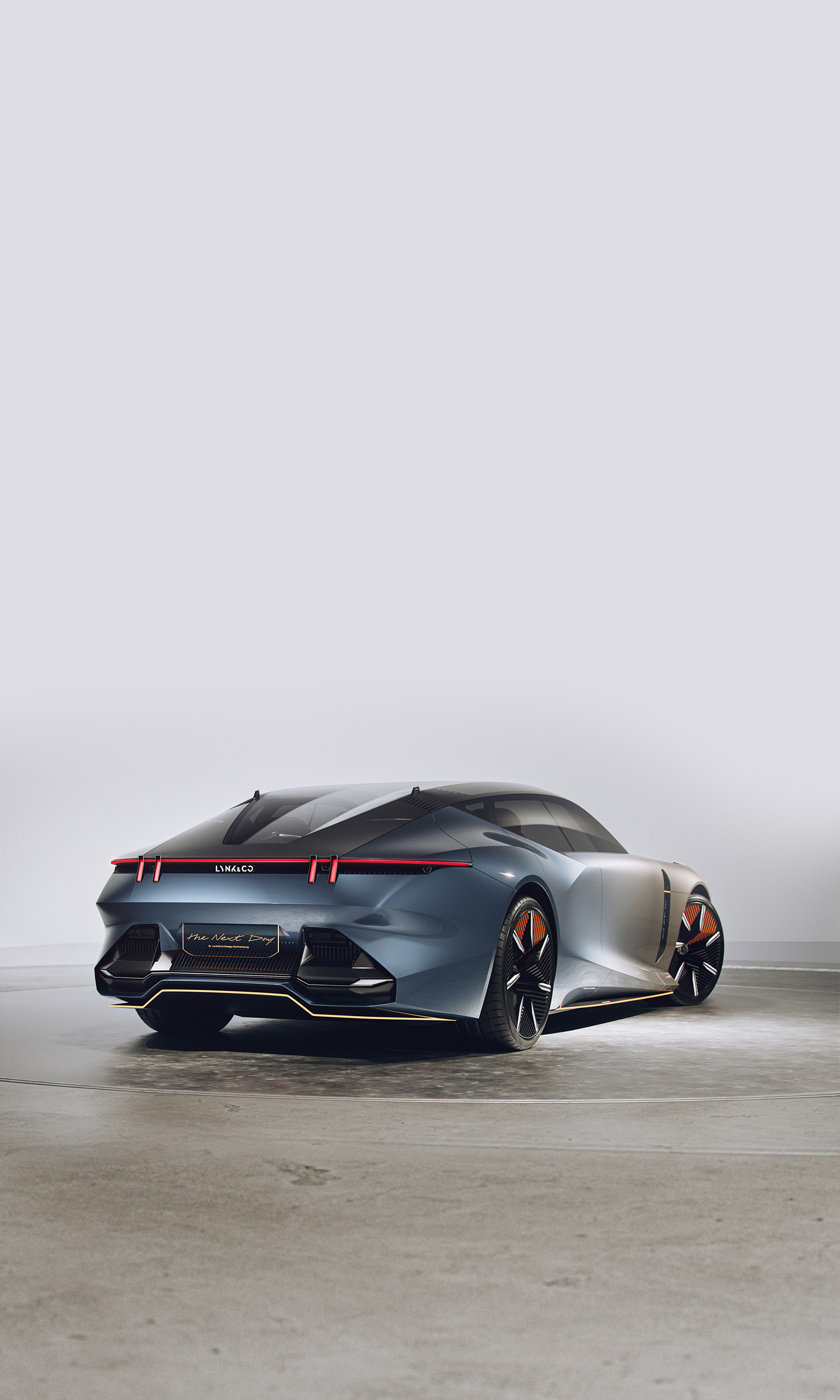 Download 2022 Lynk & Co The Next Day Concept - Rear Three-Quarter HD Phone Wallpaper 1440x2400 #9