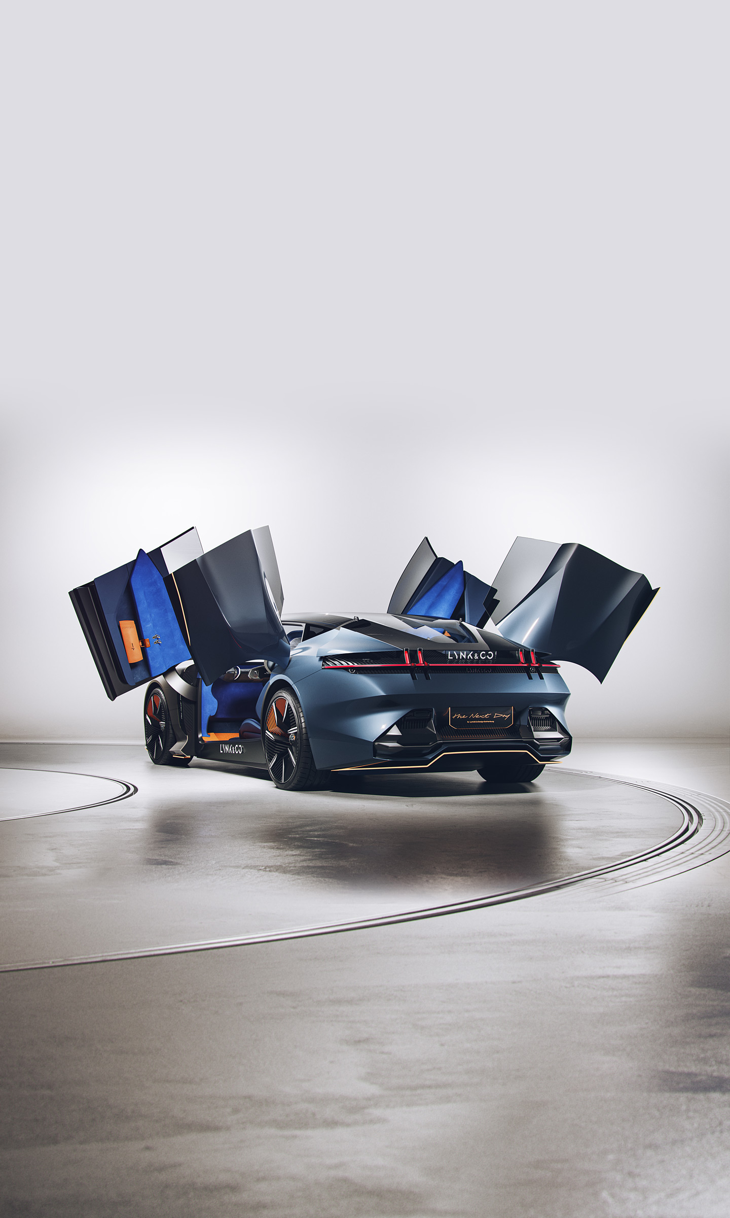 Download 2022 Lynk & Co The Next Day Concept - Rear Three-Quarter HD Phone Wallpaper 1440x2400 #4