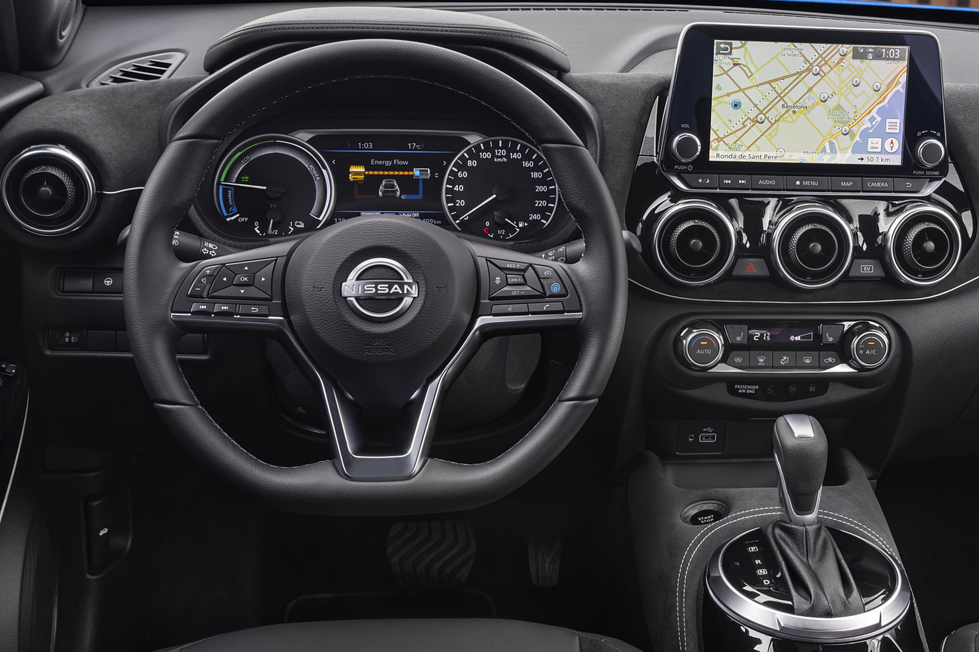Download 2022 Nissan JUKE Hybrid - Interior, Cockpit HD Wallpaper 1921x1280 #44