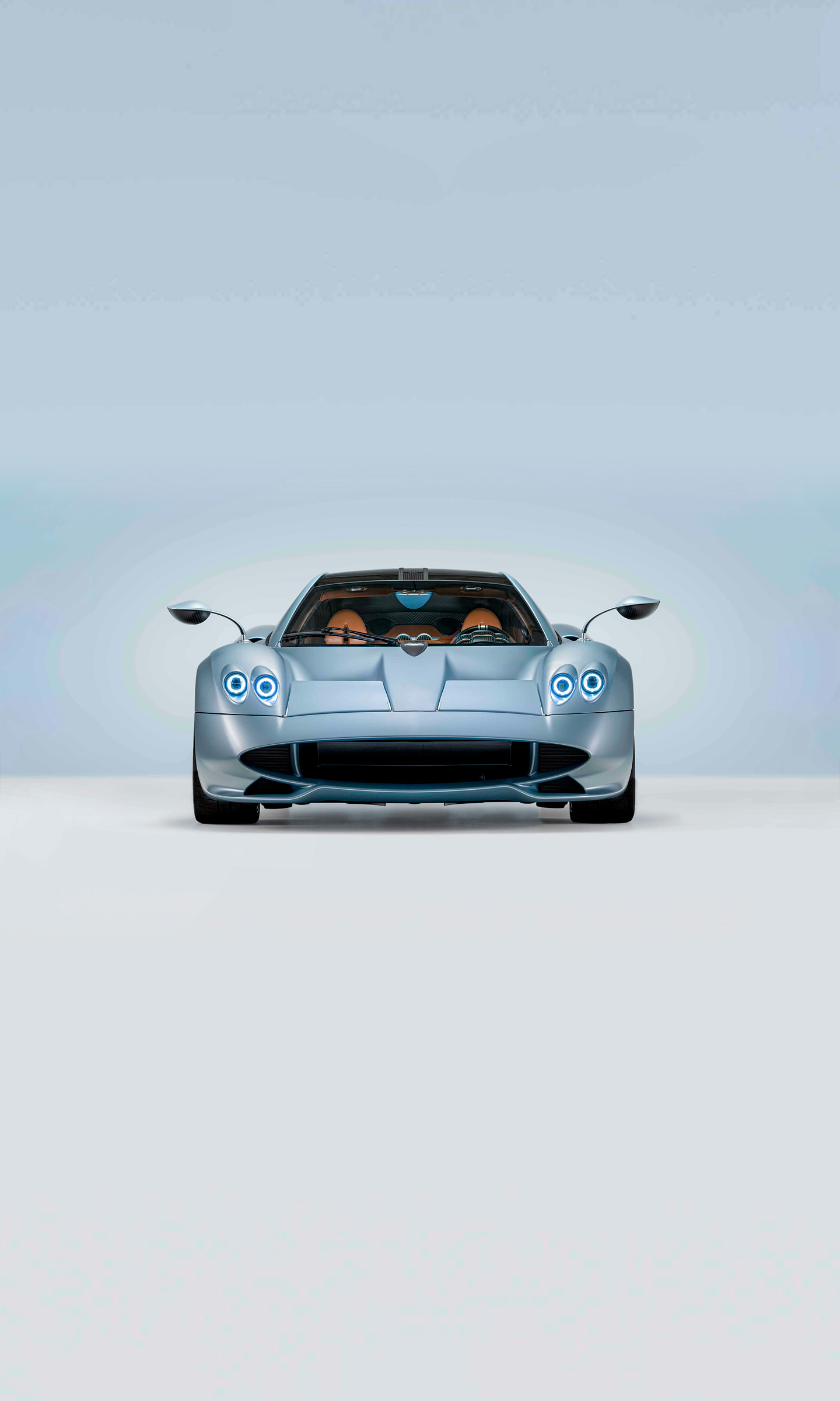 Download 2022 Pagani Huayra Codalunga - Front HD Phone Wallpaper 1440x2400 #5