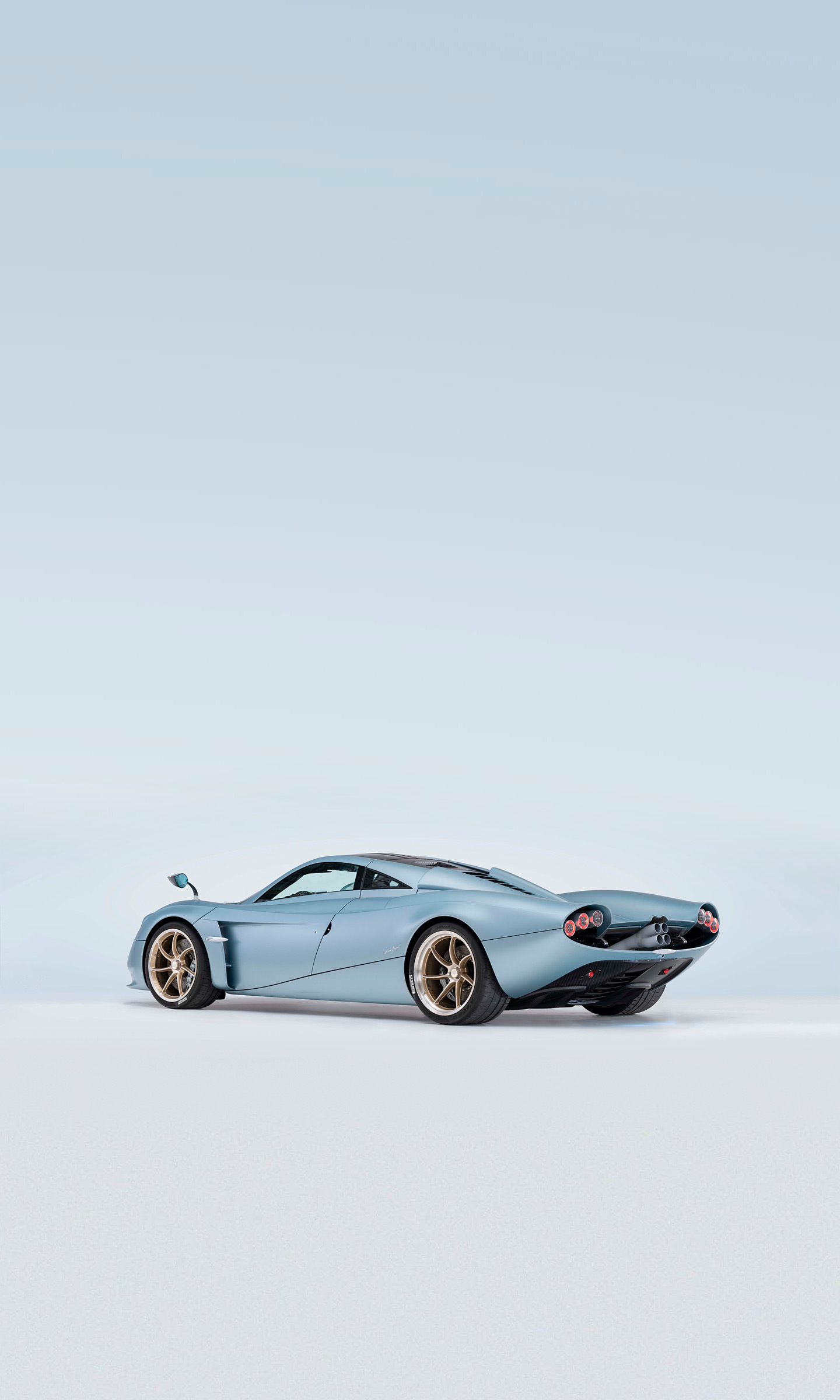 Download 2022 Pagani Huayra Codalunga - Rear Three-Quarter HD Phone Wallpaper 1440x2400 #8