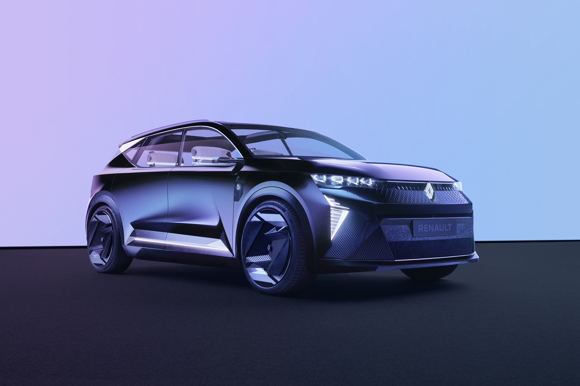 Download 2022 Renault Scénic Vision Concept - Front Three-Quarter HD Wallpaper 1920x1280 #1