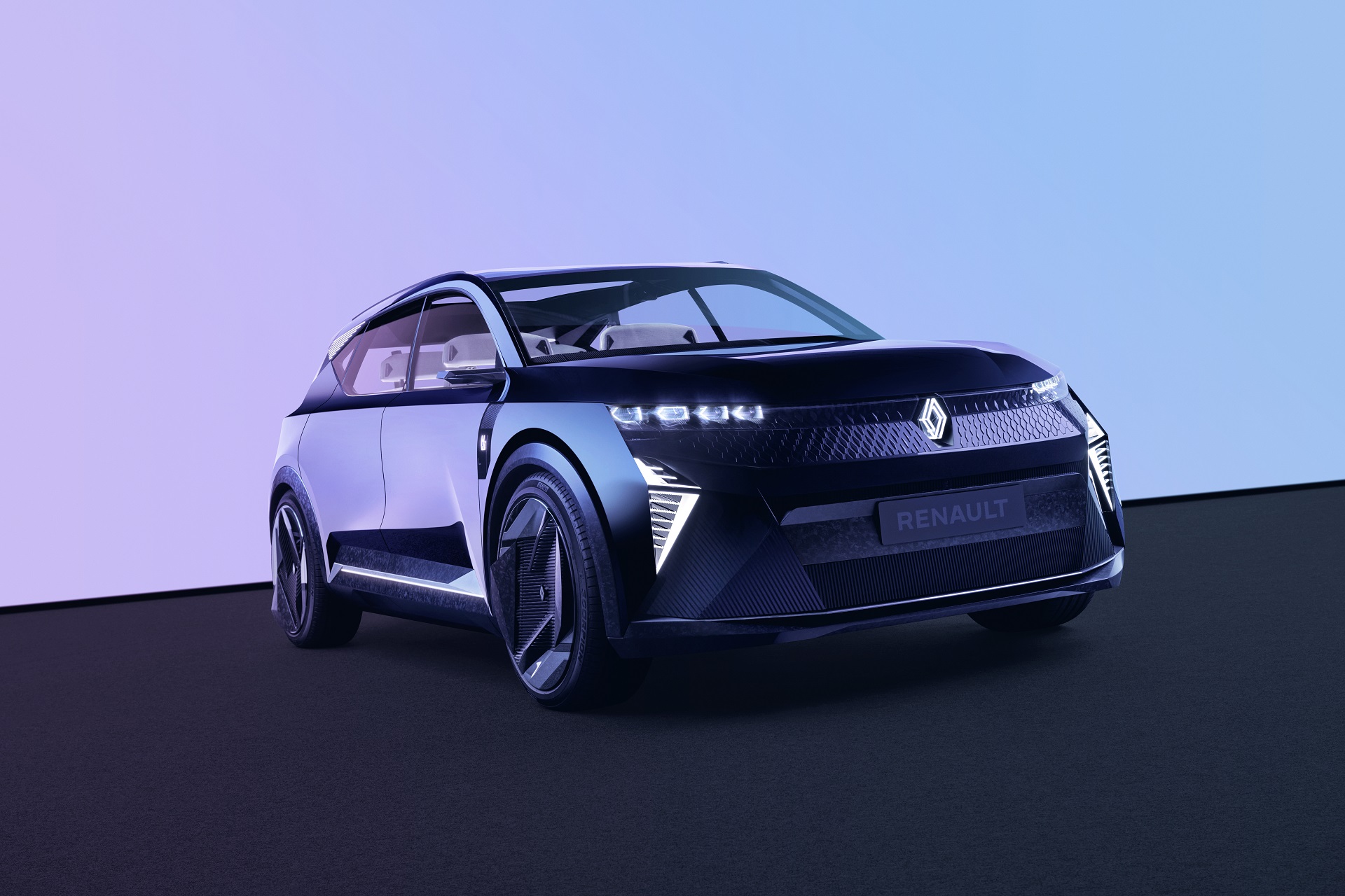 Download 2022 Renault Scénic Vision Concept - Front Three-Quarter HD Wallpaper 1920x1280 #2