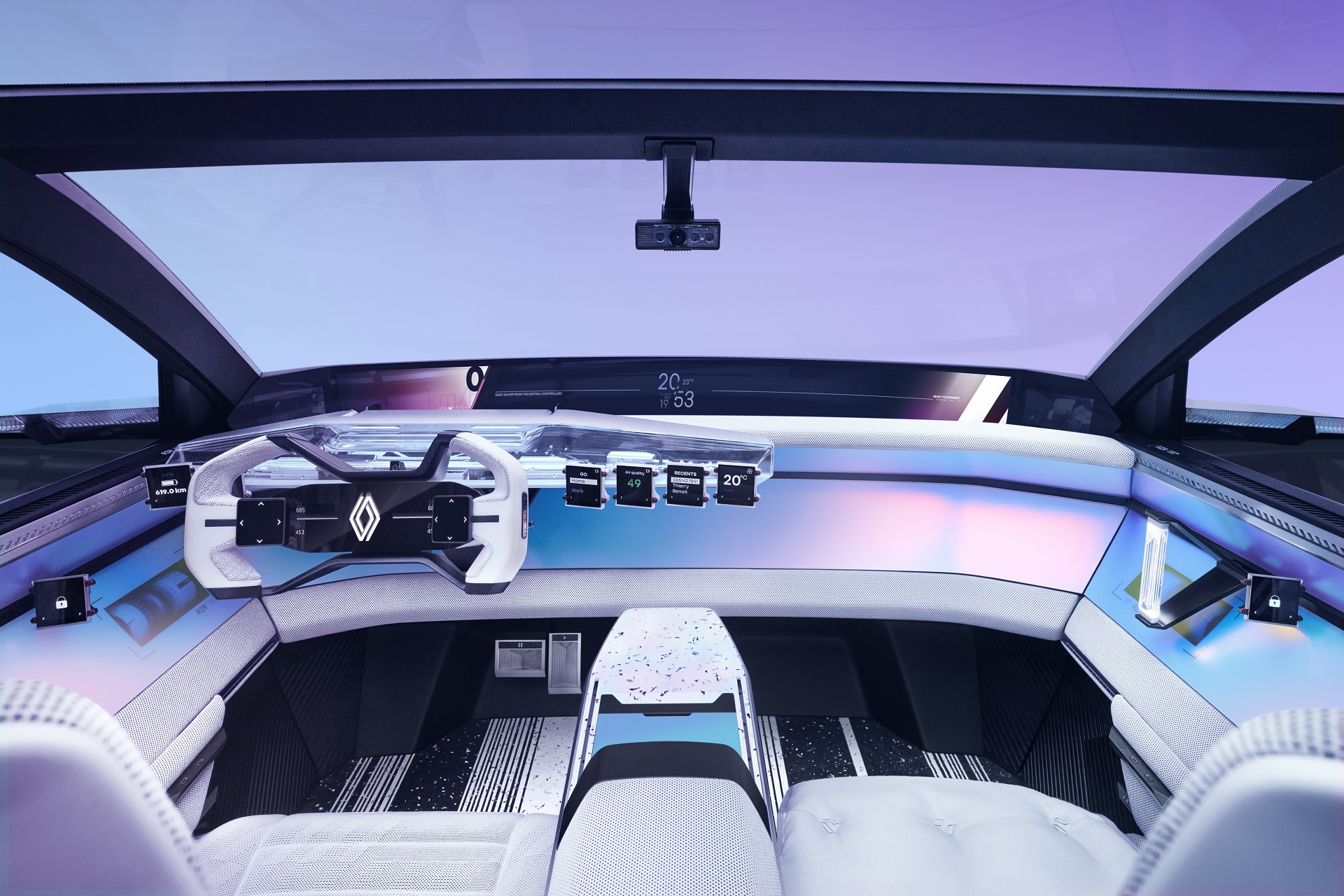 Download 2022 Renault Scénic Vision Concept - Interior, Cockpit HD Wallpaper 1920x1280 #24