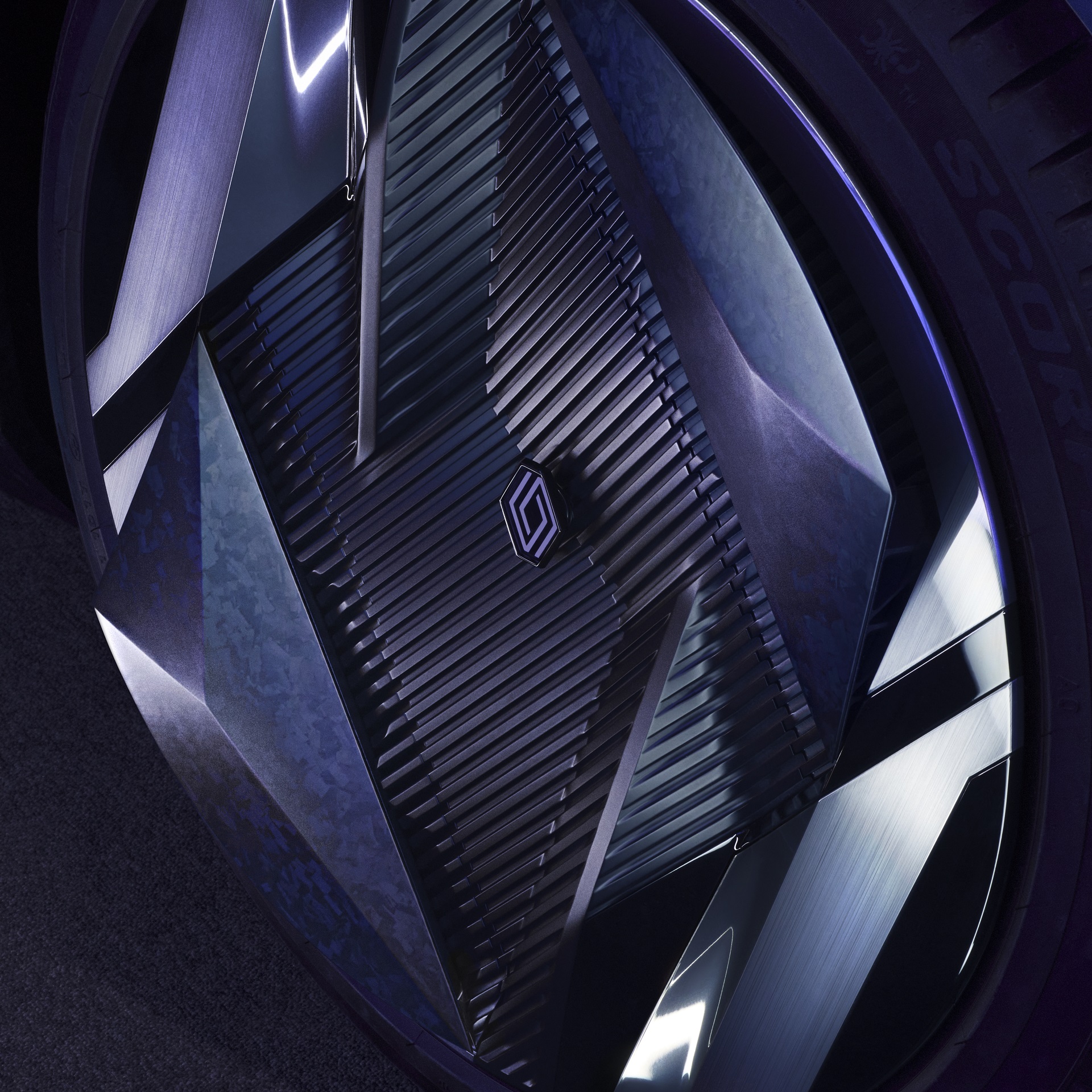Download 2022 Renault Scénic Vision Concept - Interior, Detail HD Wallpaper 1920x1920 #36