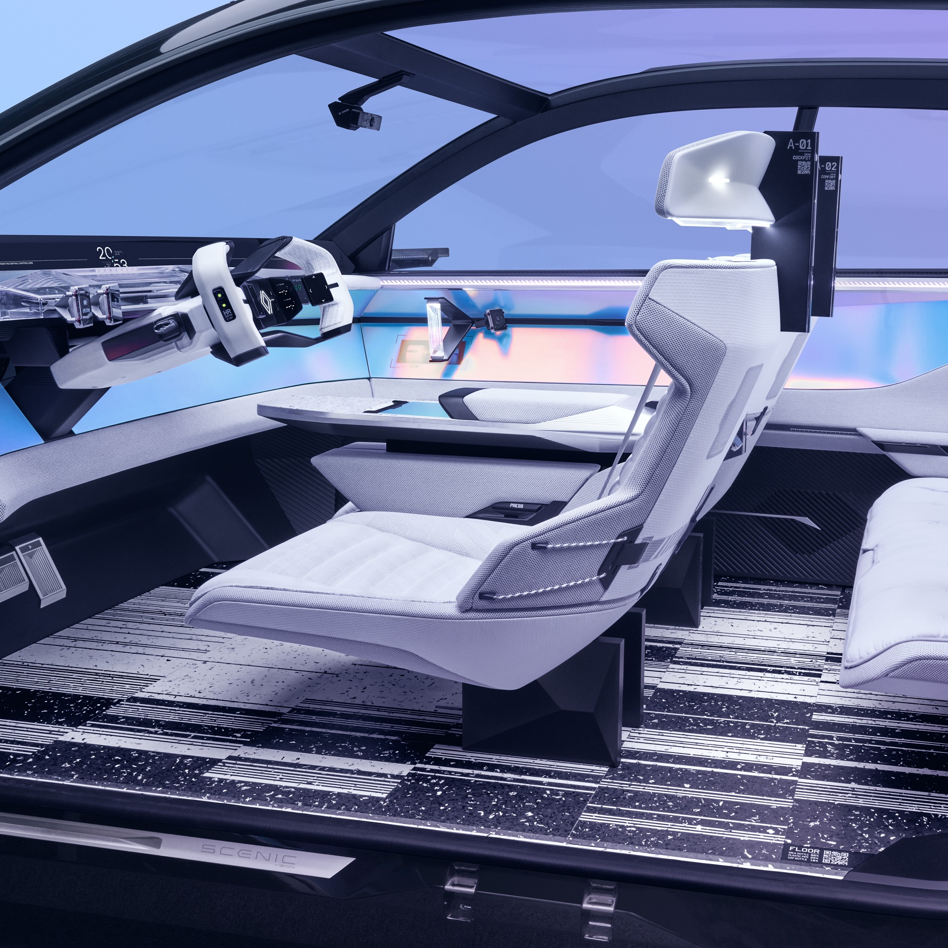 Download 2022 Renault Scénic Vision Concept - Interior, Seats HD Wallpaper 1920x1920 #53