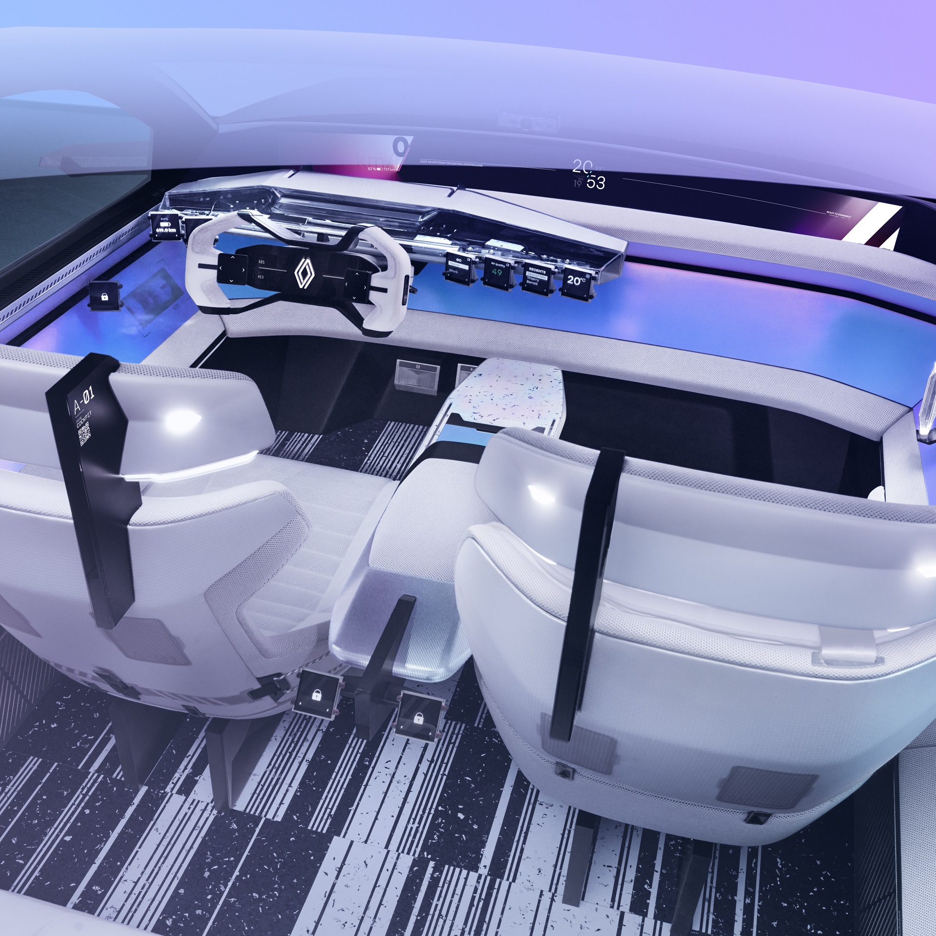 Download 2022 Renault Scénic Vision Concept - Interior HD Wallpaper 1920x1920 #42