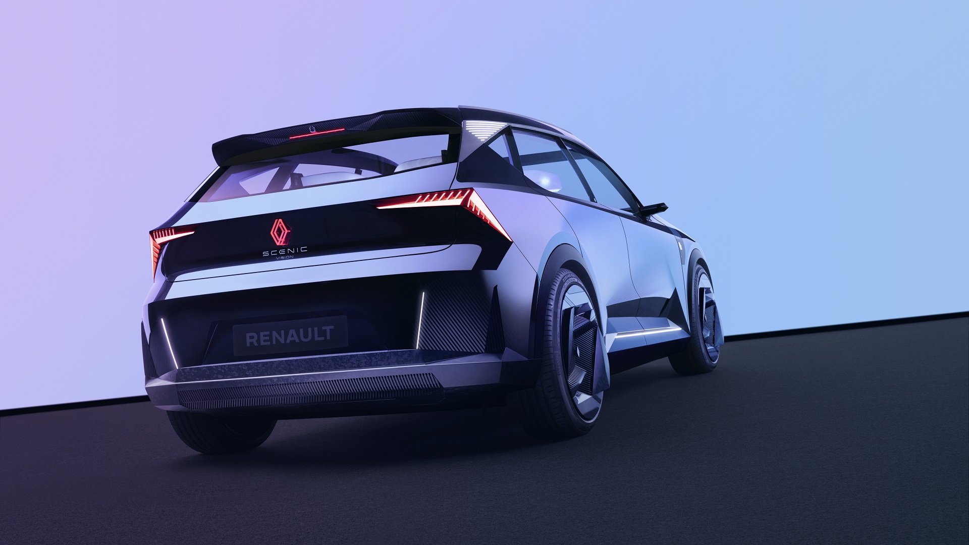 Download 2022 Renault Scénic Vision Concept - Rear Three-Quarter HD Wallpaper 1920x1080 #5