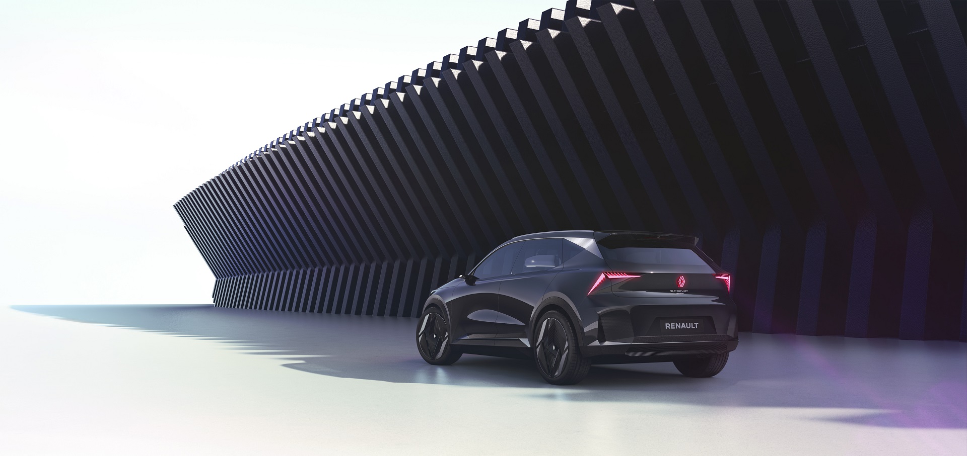 Download 2022 Renault Scénic Vision Concept - Rear Three-Quarter HD Wallpaper 1920x907 #9