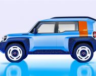 2022 Toyota Compact Cruiser EV Concept - Design Sketch Wallpaper 190x150