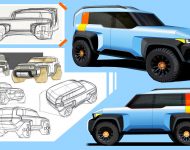 2022 Toyota Compact Cruiser EV Concept - Design Sketch Wallpaper 190x150