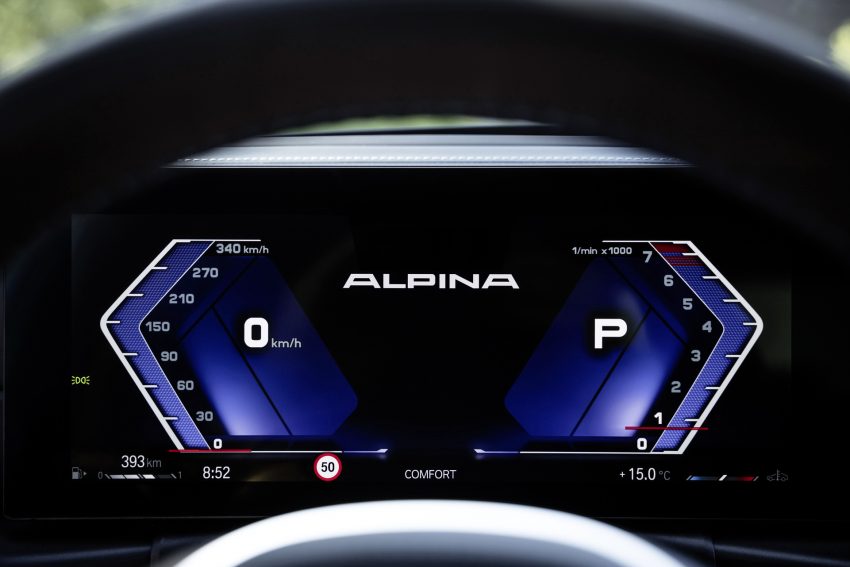 2023 ALPINA B3 Sedan - Digital Instrument Cluster Wallpaper 850x567 #36