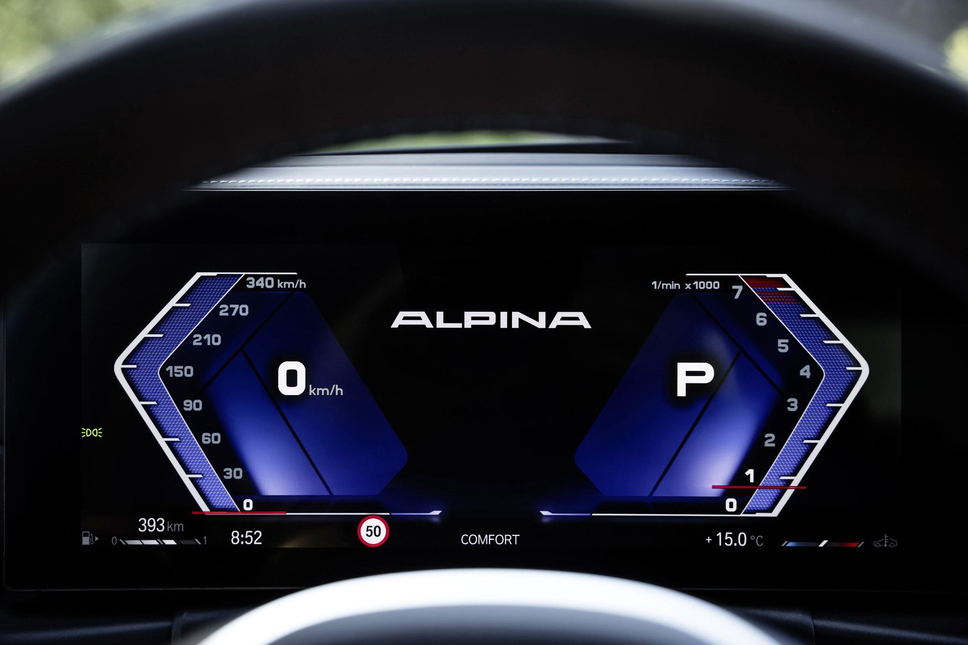 Download 2023 ALPINA B3 Sedan - Digital Instrument Cluster HD Wallpaper 1921x1281 #36