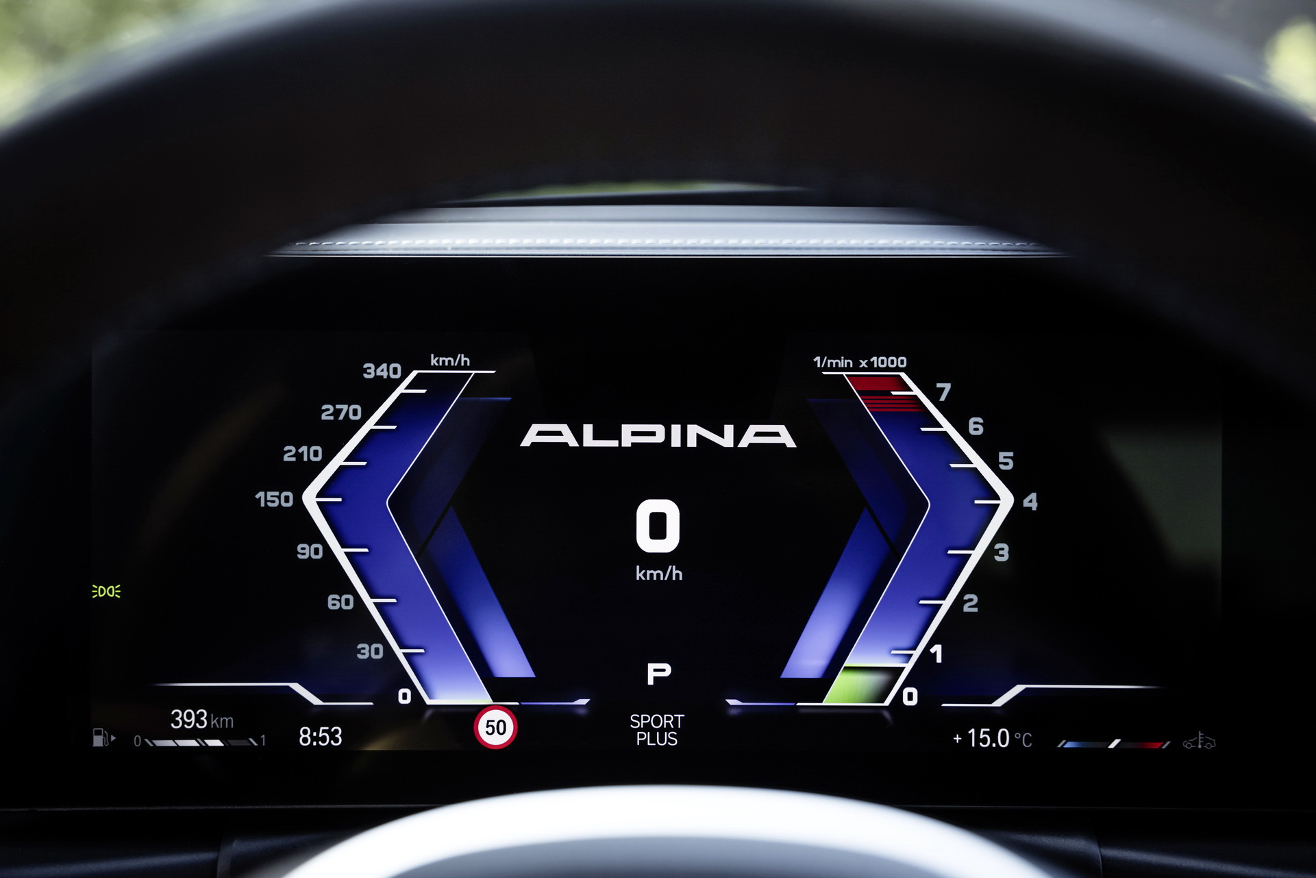 Download 2023 ALPINA B3 Sedan - Digital Instrument Cluster HD Wallpaper 1921x1281 #37