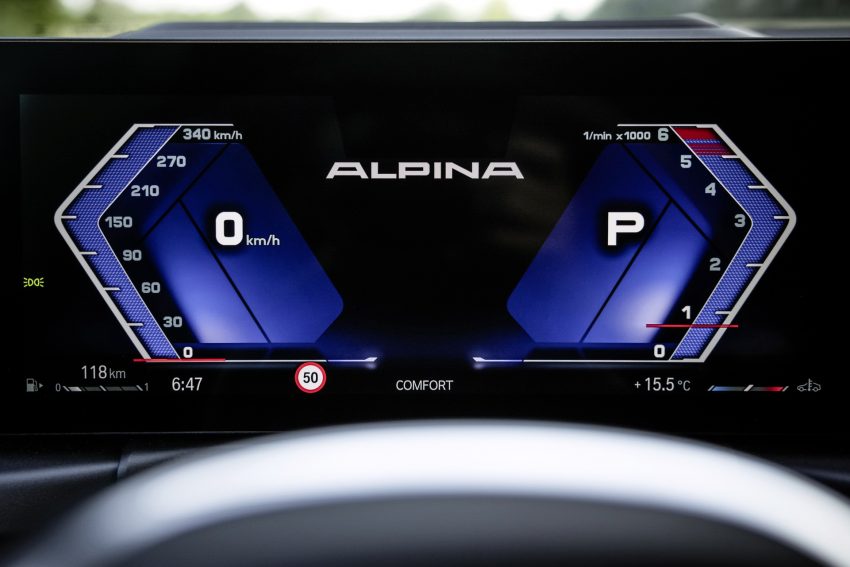 2023 ALPINA D3 S Wagon - Digital Instrument Cluster Wallpaper 850x567 #34