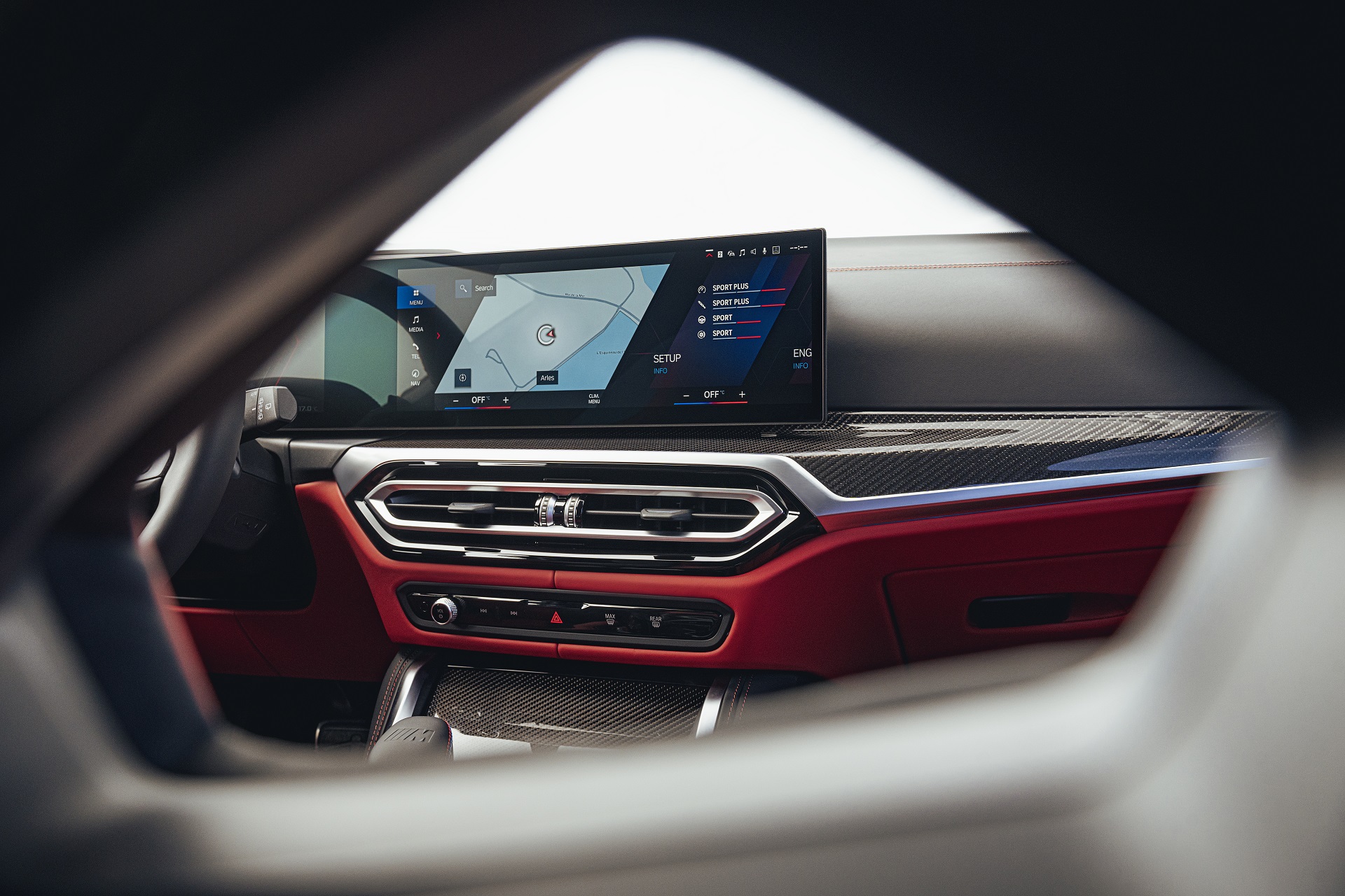 Download 2023 BMW M3 Touring - Central Console HD Wallpaper 1920x1280 #130