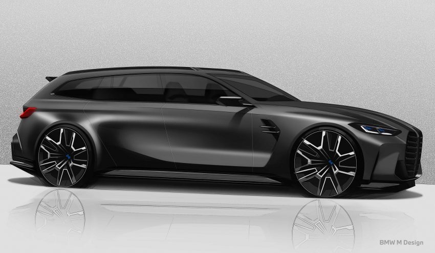 2023 BMW M3 Touring - Design Sketch Wallpaper 850x495 #170