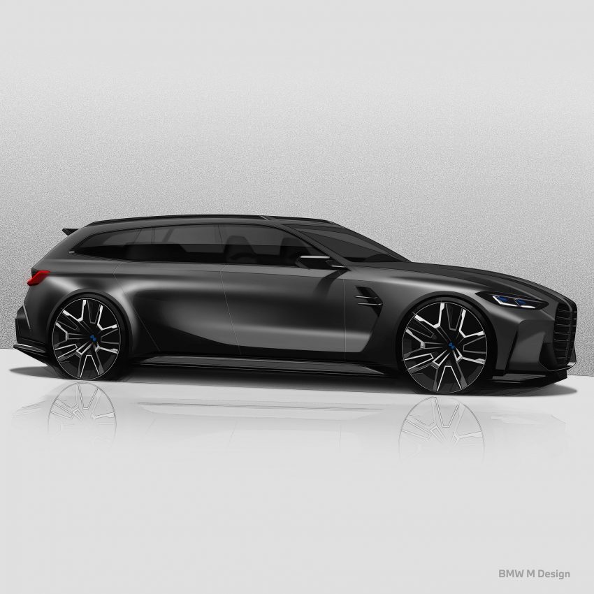 2023 BMW M3 Touring - Design Sketch Wallpaper 850x850 #171