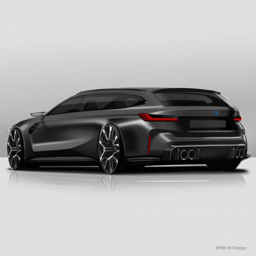 2023 BMW M3 Touring - Design Sketch Wallpaper 850x850 #172