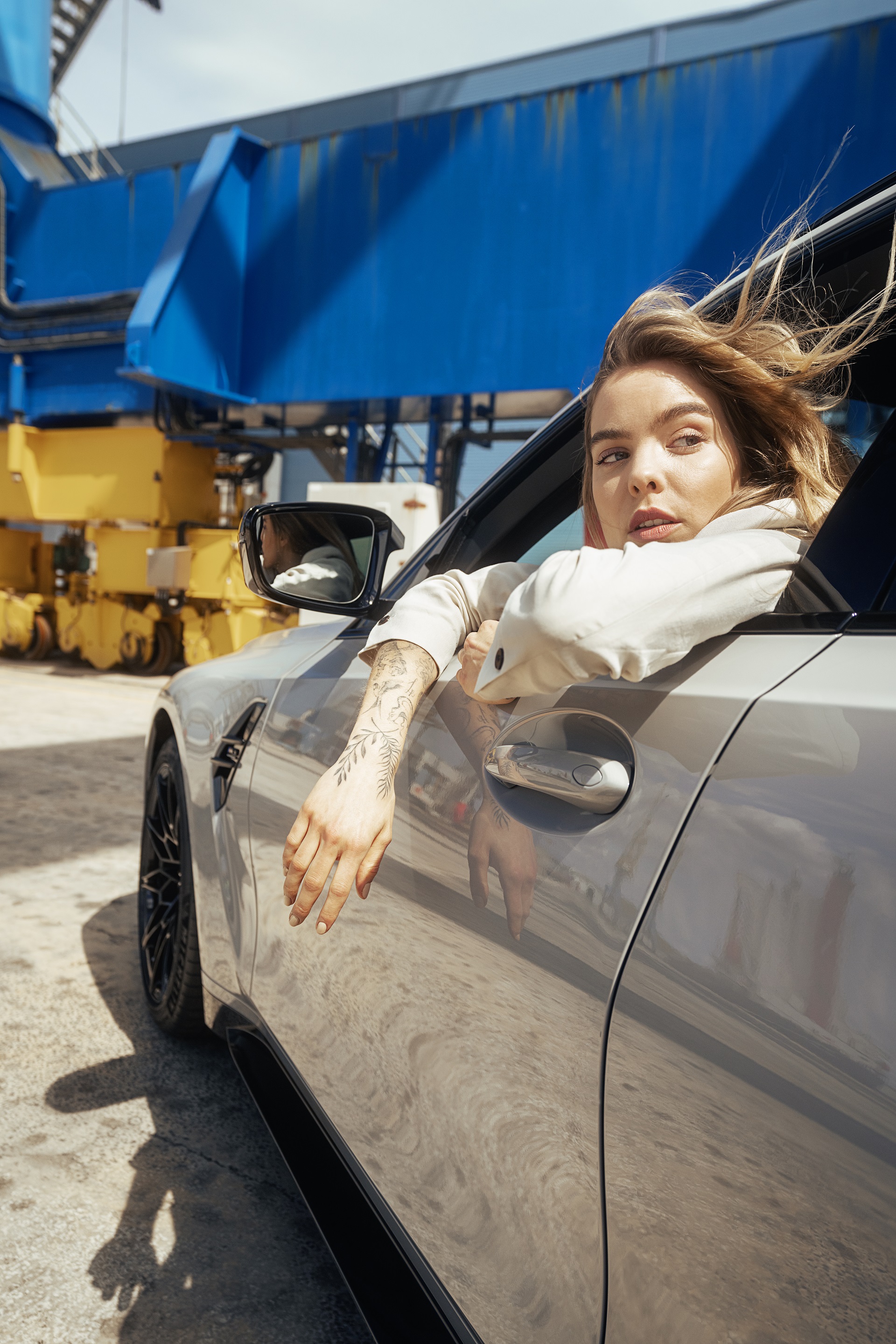 Download 2023 BMW M3 Touring - Detail HD Phone Wallpaper 1920x2880 #100