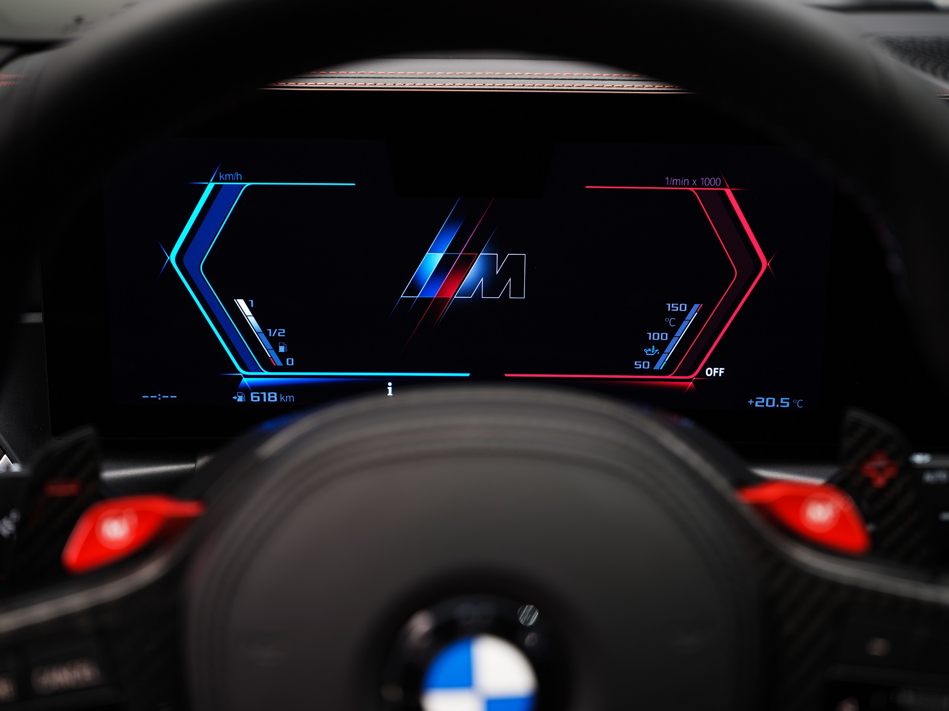 Download 2023 BMW M3 Touring - Digital Instrument Cluster HD Wallpaper 1920x1440 #143