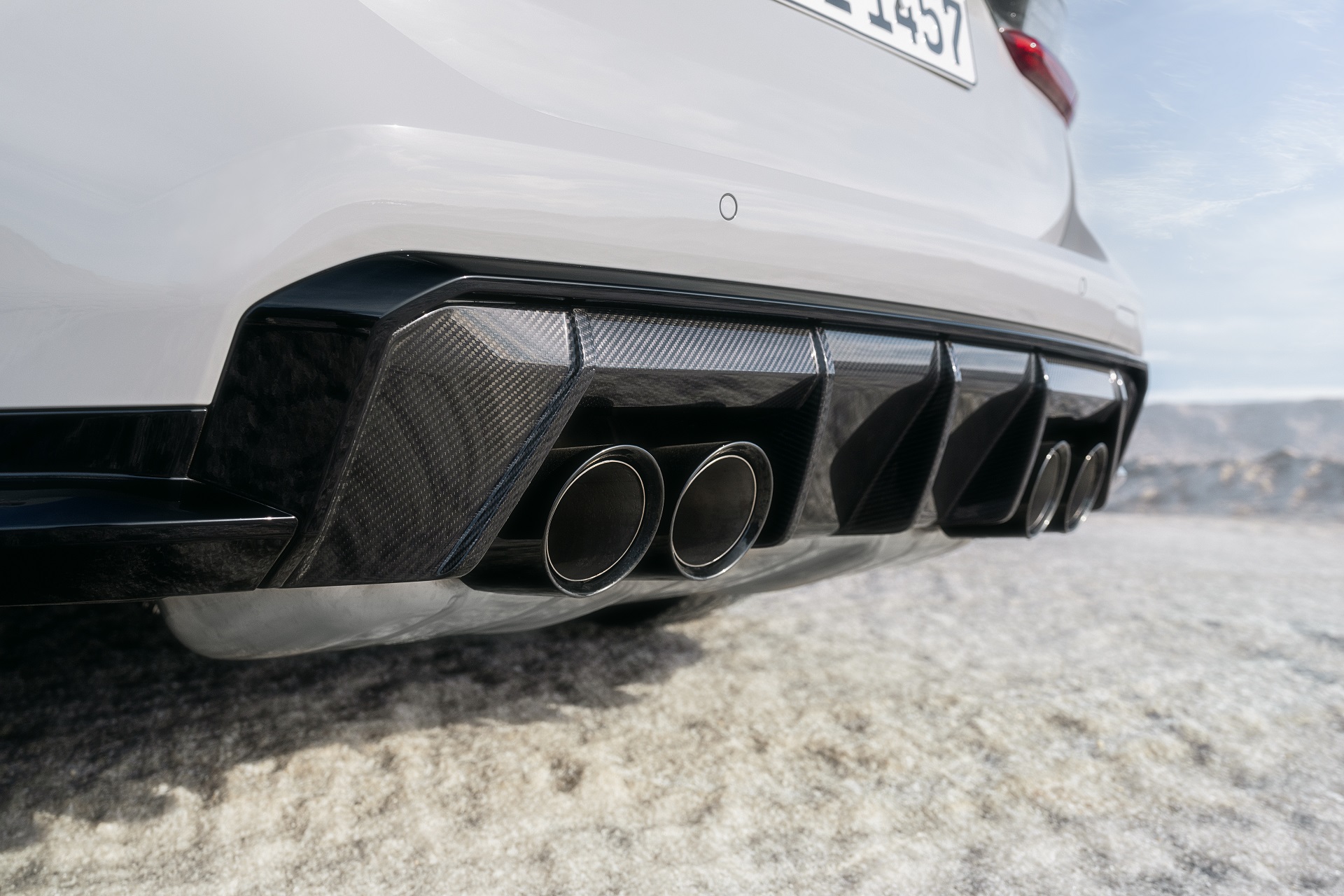 Download 2023 BMW M3 Touring - Exhaust HD Wallpaper 1920x1280 #118