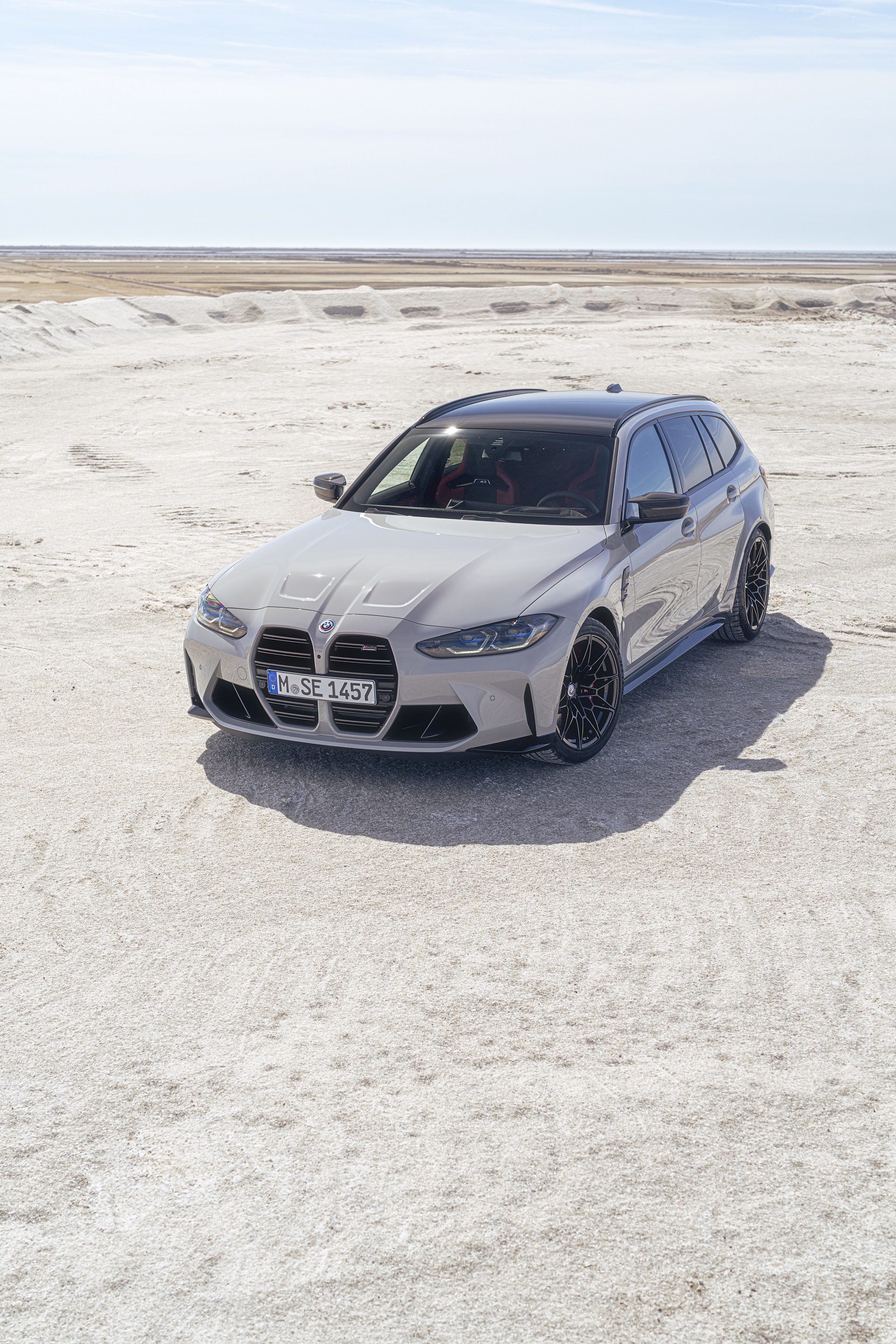 Download 2023 BMW M3 Touring - Front Three-Quarter HD Phone Wallpaper 1920x2880 #64